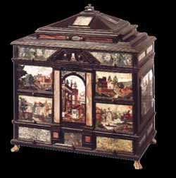 Castucci Workshop, Curio Chest, Prague ca.1620, Pietra Dura